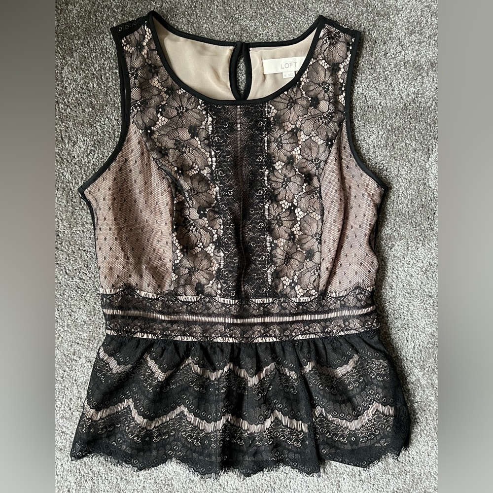 Loft lace sleeveless top